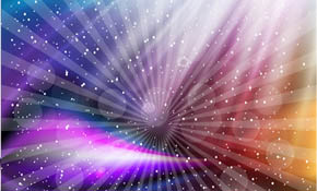 Abstract Glowing Light with dotted
